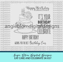 Load image into Gallery viewer, Eat Cake and Celebrate