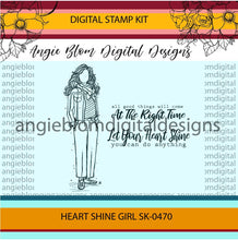 Load image into Gallery viewer, Heart Shine Girl