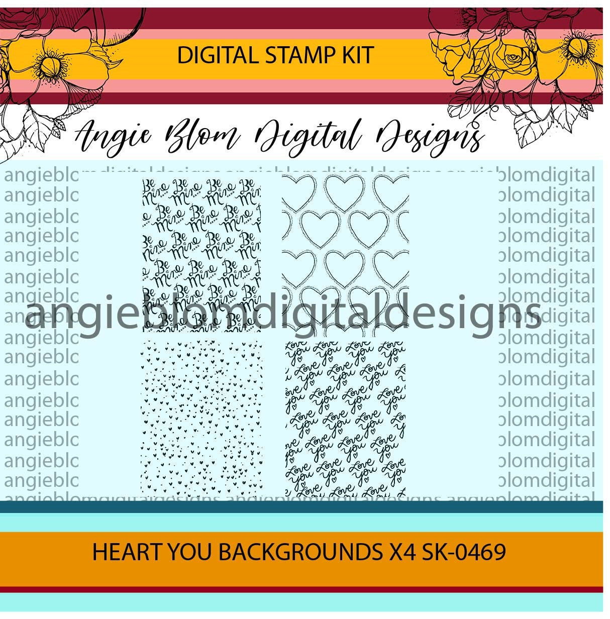 Heart You Backgrounds