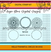Load image into Gallery viewer, Hello Thankful Circles