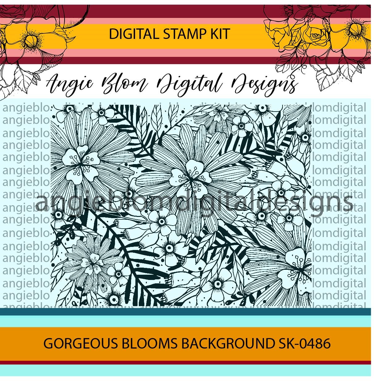 Gorgeous Blooms Background