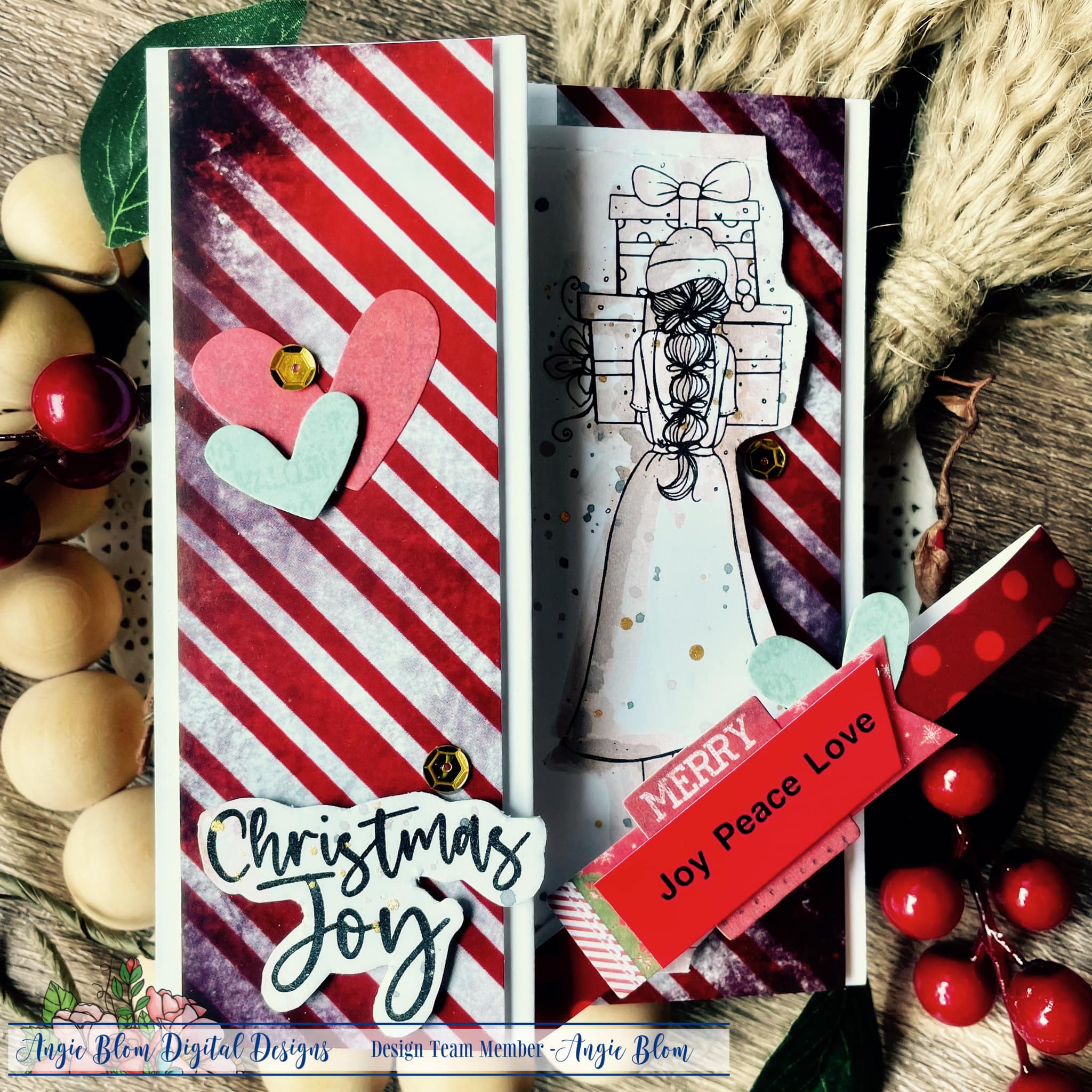 Christmas Sentiment Printable Papers