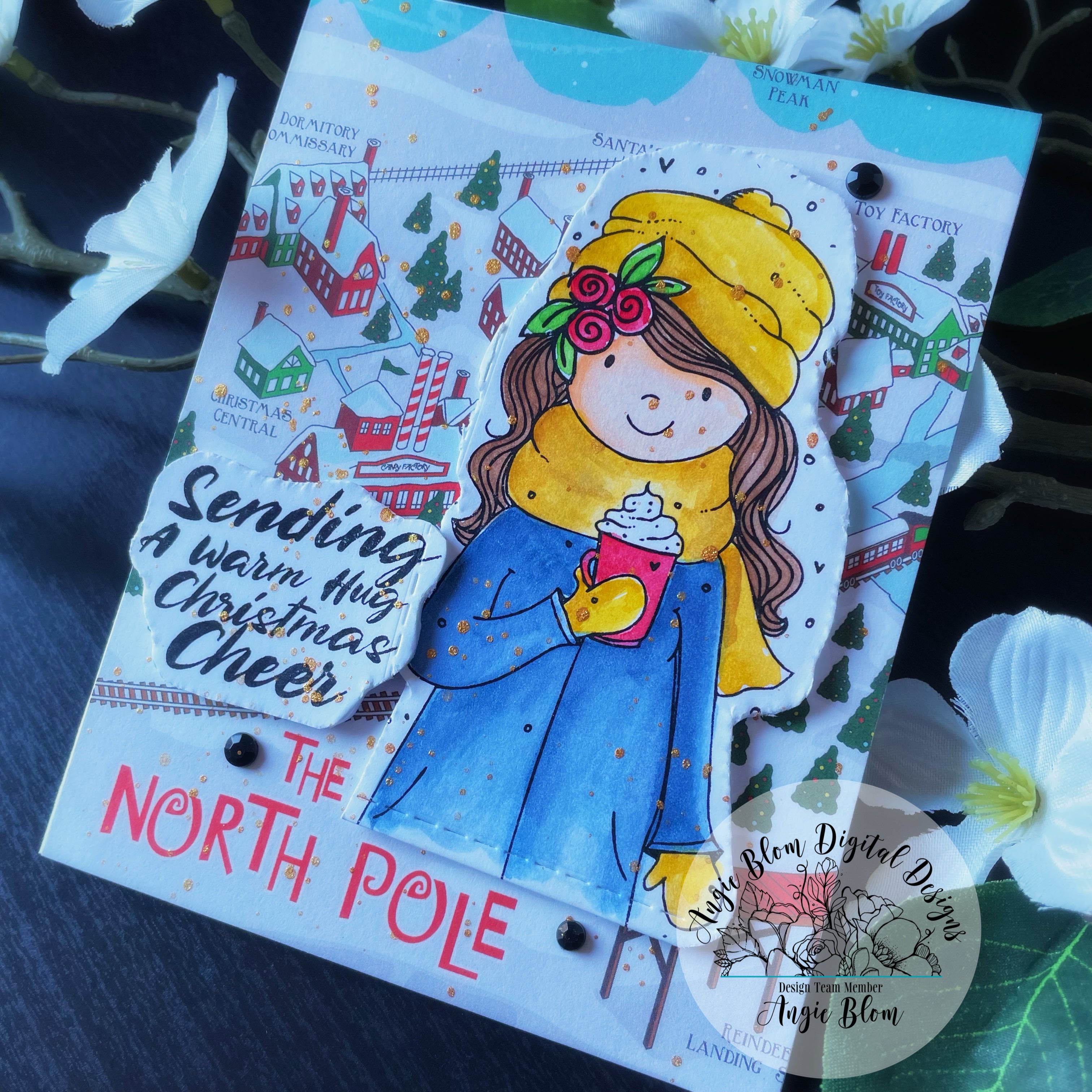 Warm & Cozy Holiday Girl