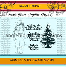 Load image into Gallery viewer, Warm &amp; Cozy Holiday Girl