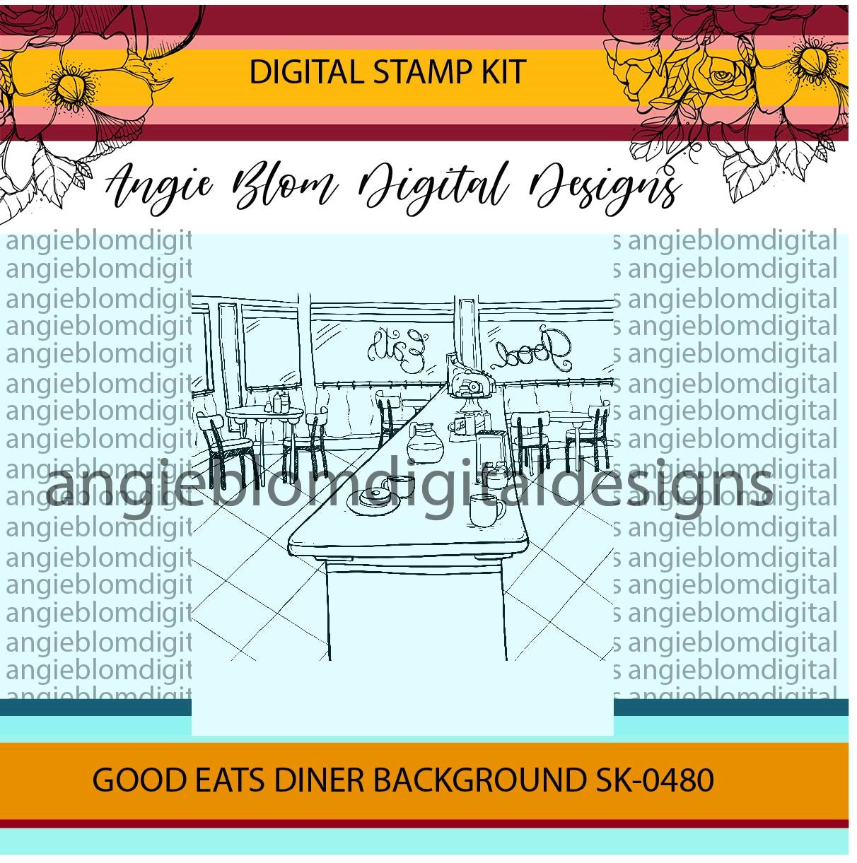 Good Eats Diner Background