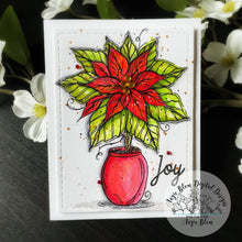 Load image into Gallery viewer, Poinsettia Vase