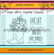 Load image into Gallery viewer, In Full Bloom Rainboots