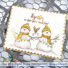 Load image into Gallery viewer, Postage Snowman