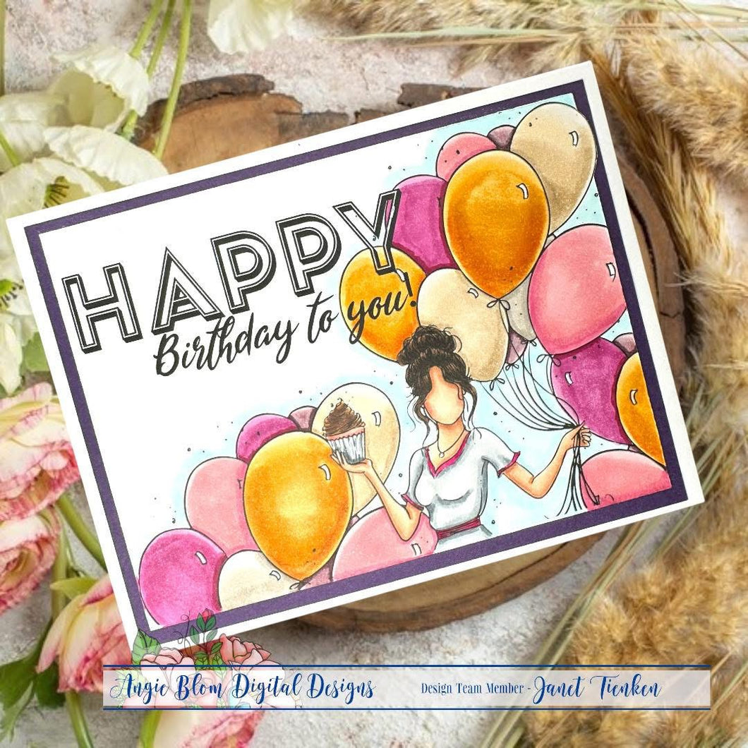 Bursting Birthday Girl