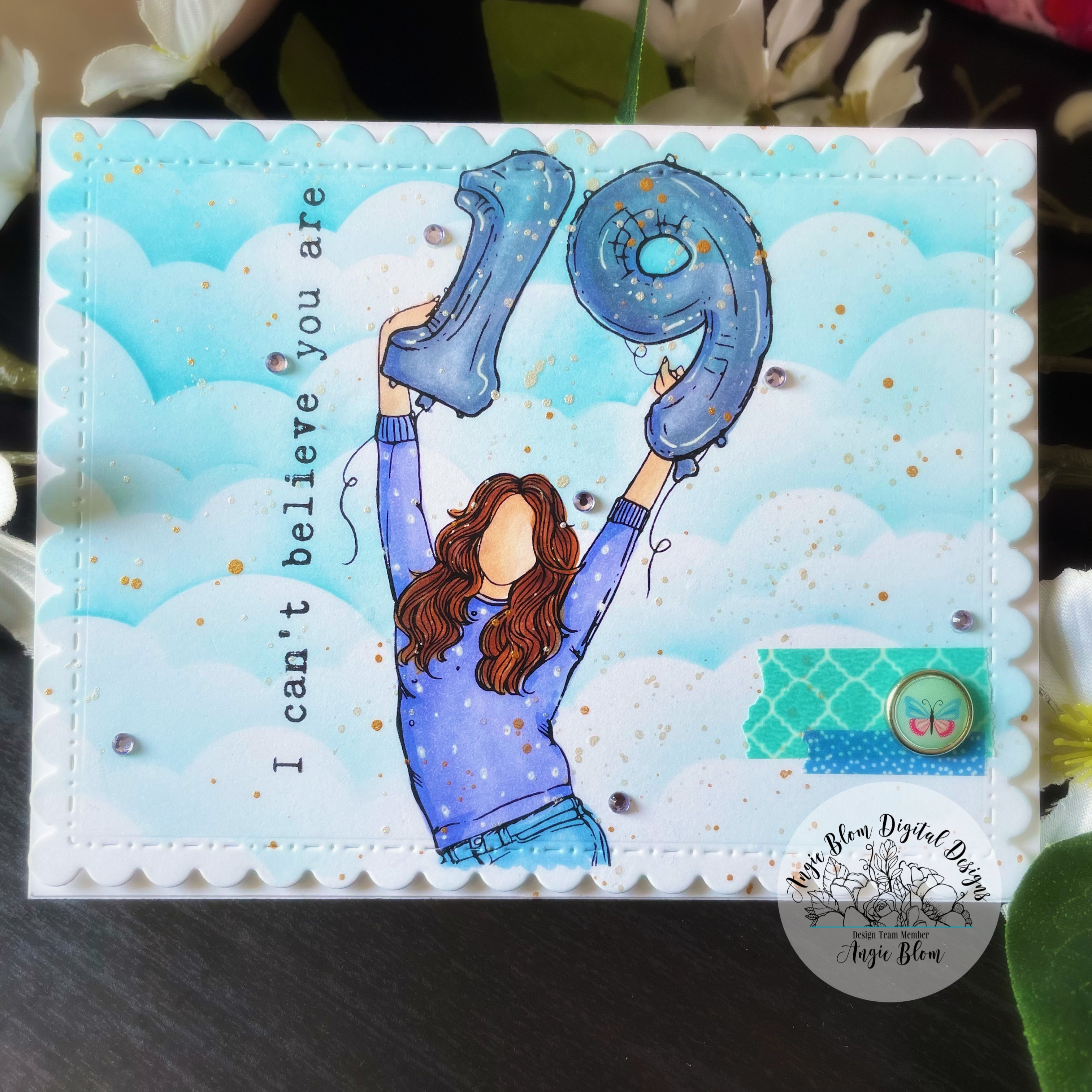 Birthday Age Number Girl