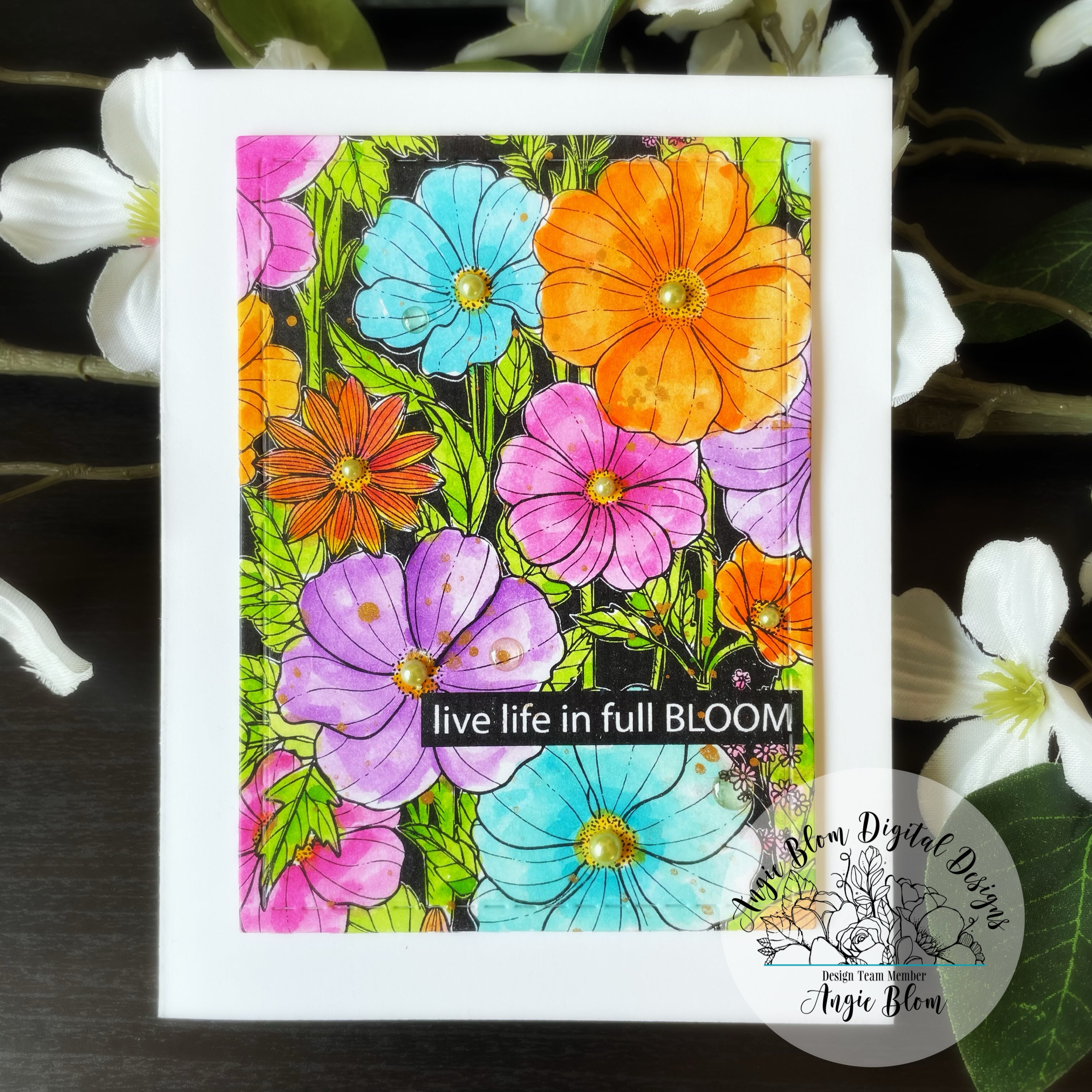 Big Blooms Background Kit