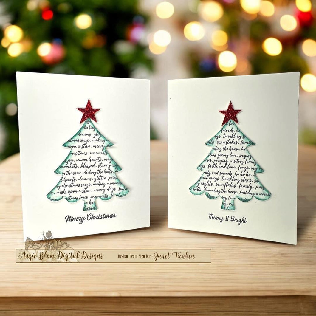 Christmas Joy Script Background