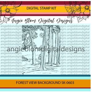 Forest View Background