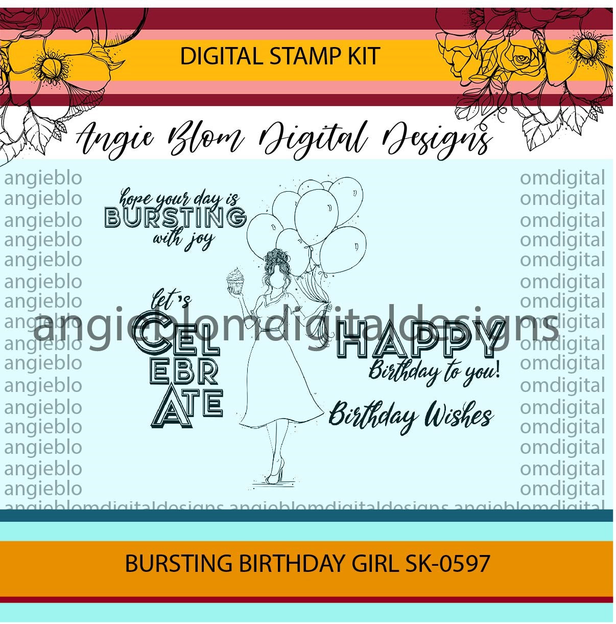 Bursting Birthday Girl