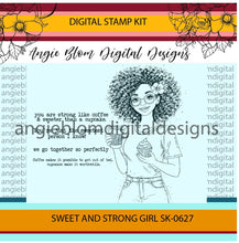Load image into Gallery viewer, Sweet and Strong Girl