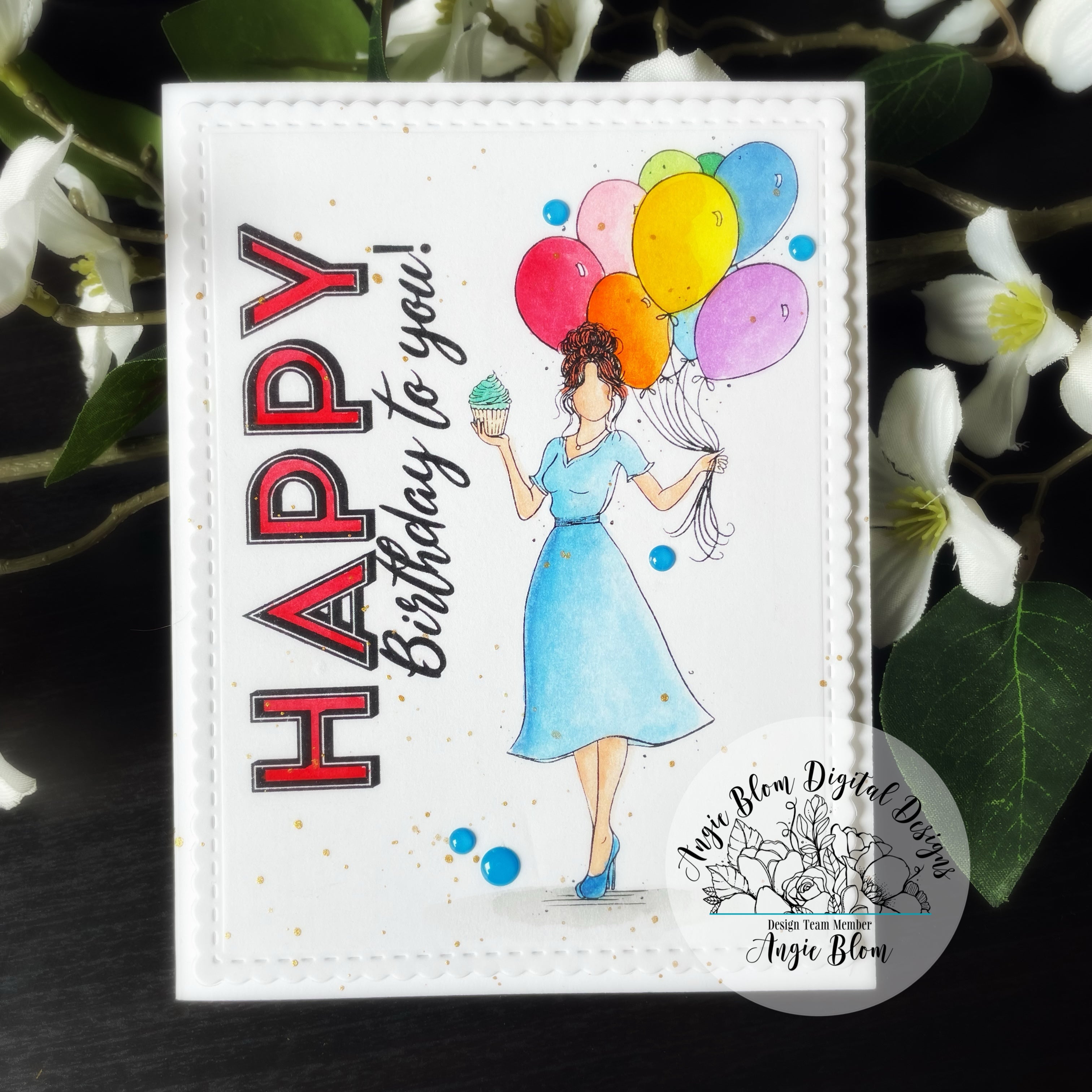 Bursting Birthday Girl