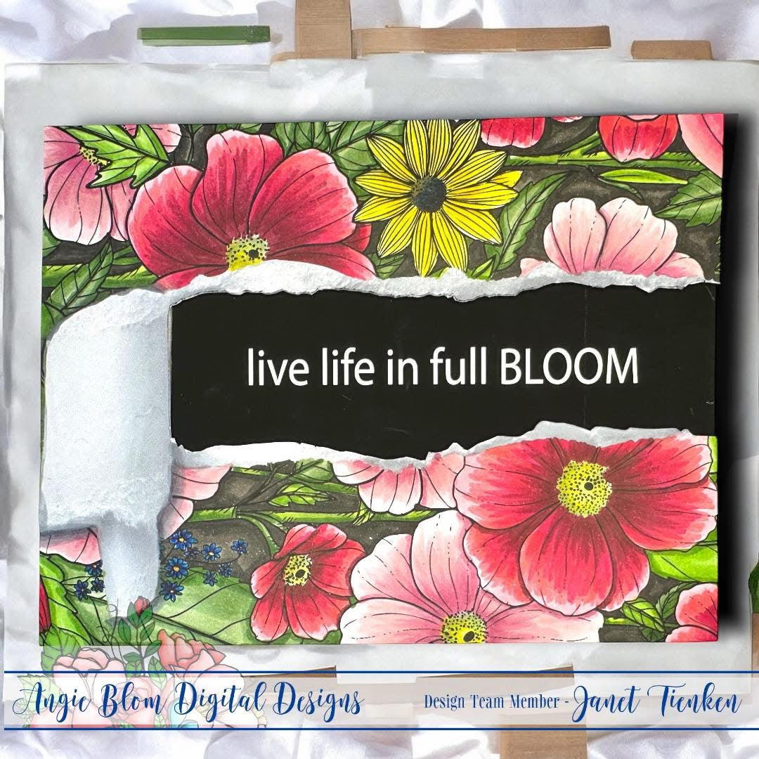 Big Blooms Background Kit