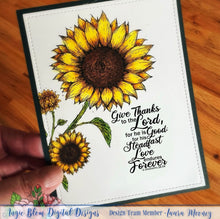 Load image into Gallery viewer, Give Thanks Sunflower