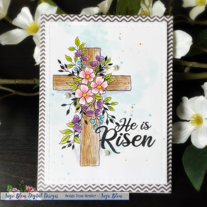 He Is Risen Cross