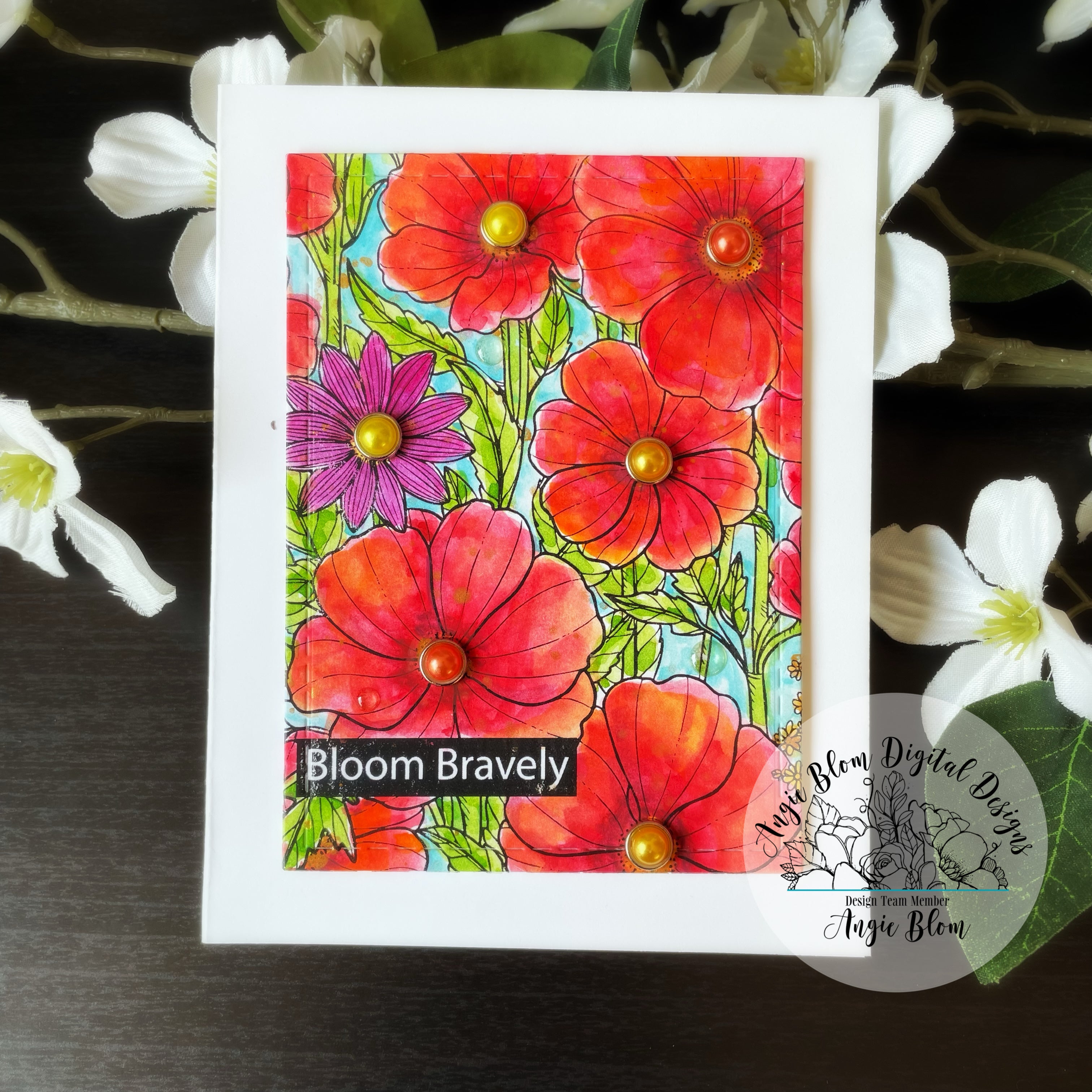 Big Blooms Background Kit