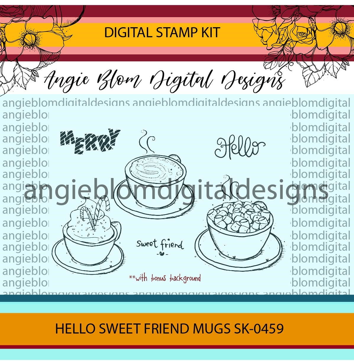 Hello Sweet Friend Mugs