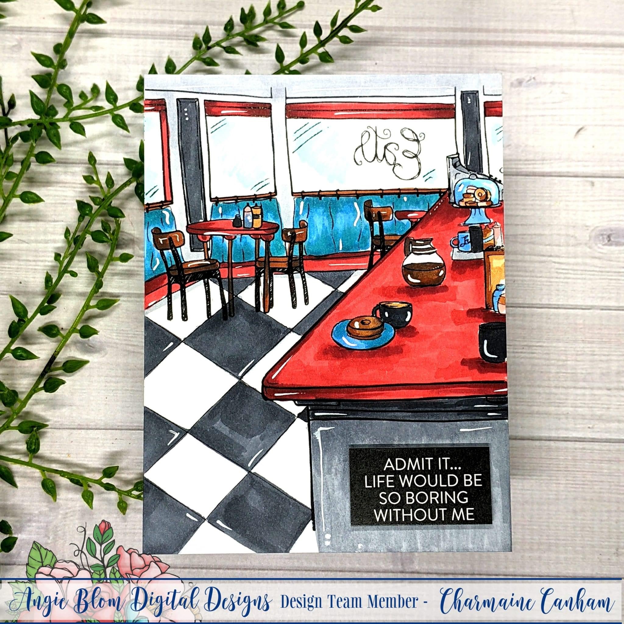 Good Eats Diner Background