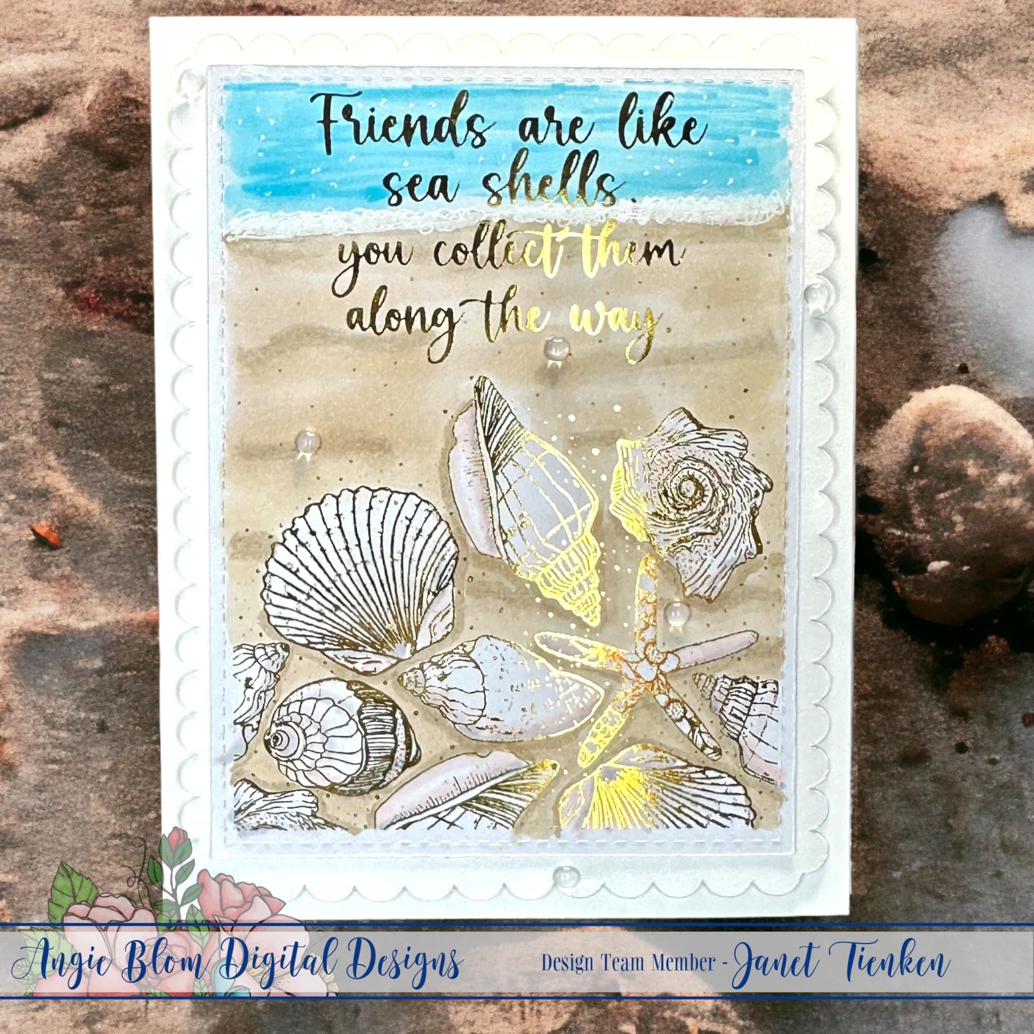 Sea Shells – Angie Blom Digital Designs