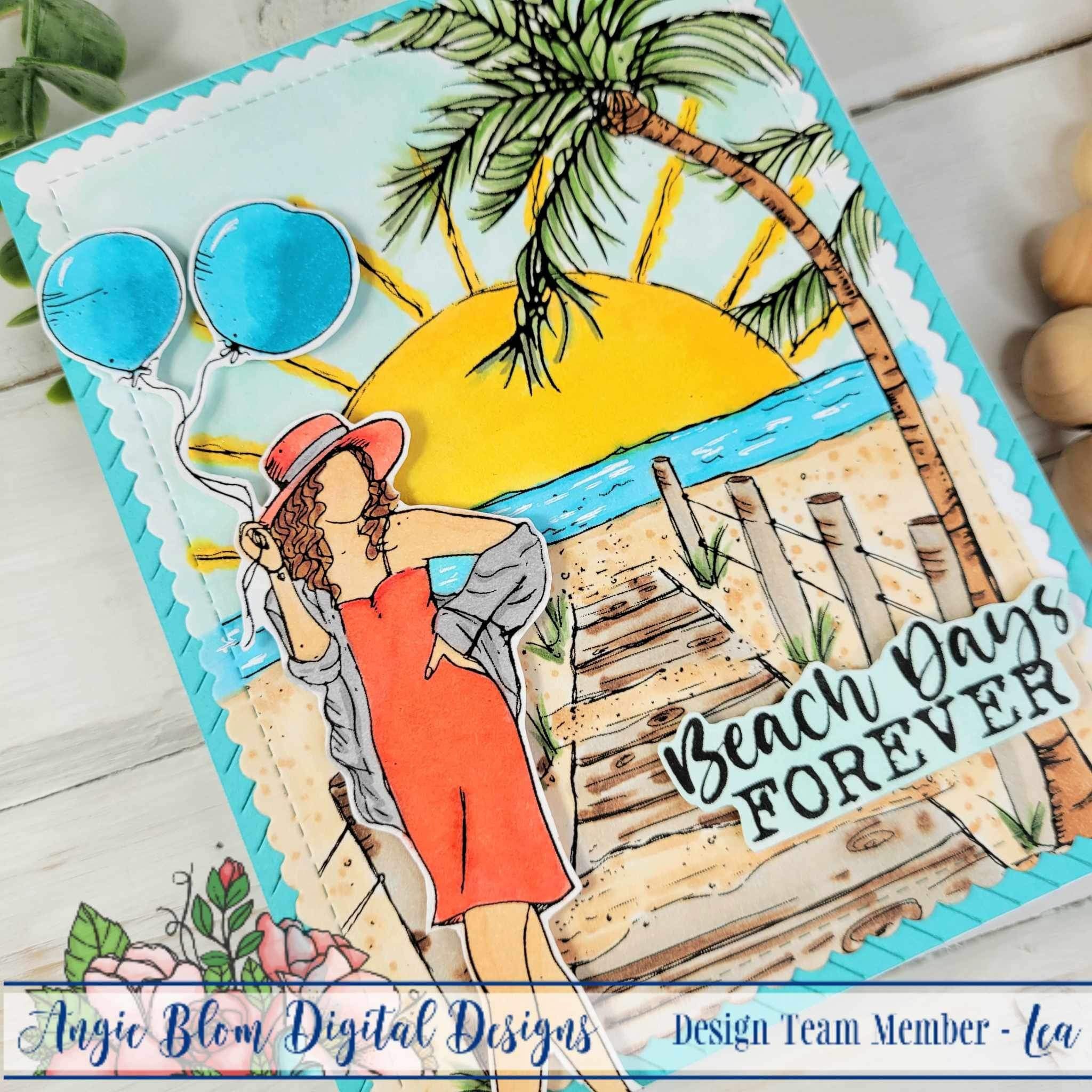 Beach Path Background