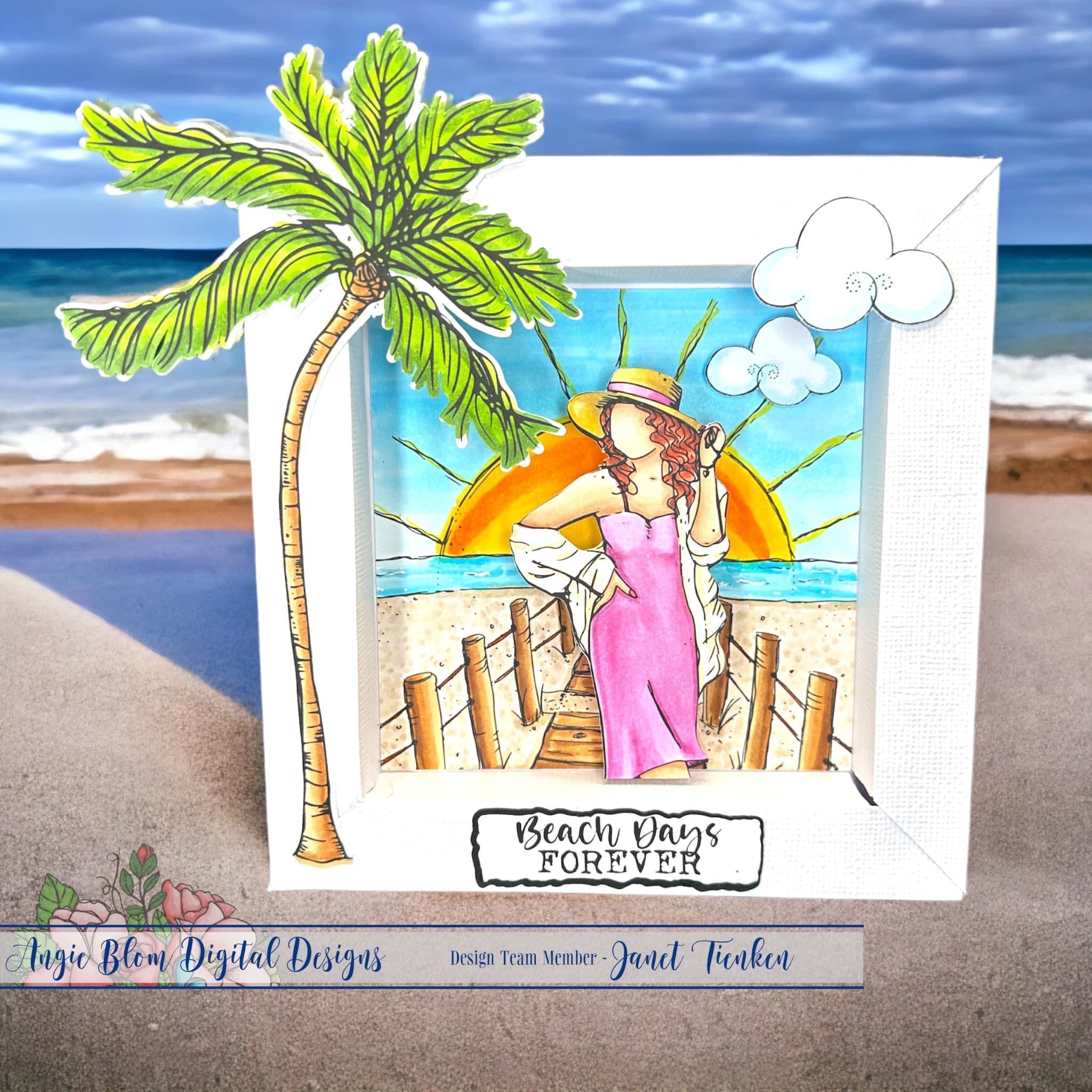 Beach Path Background