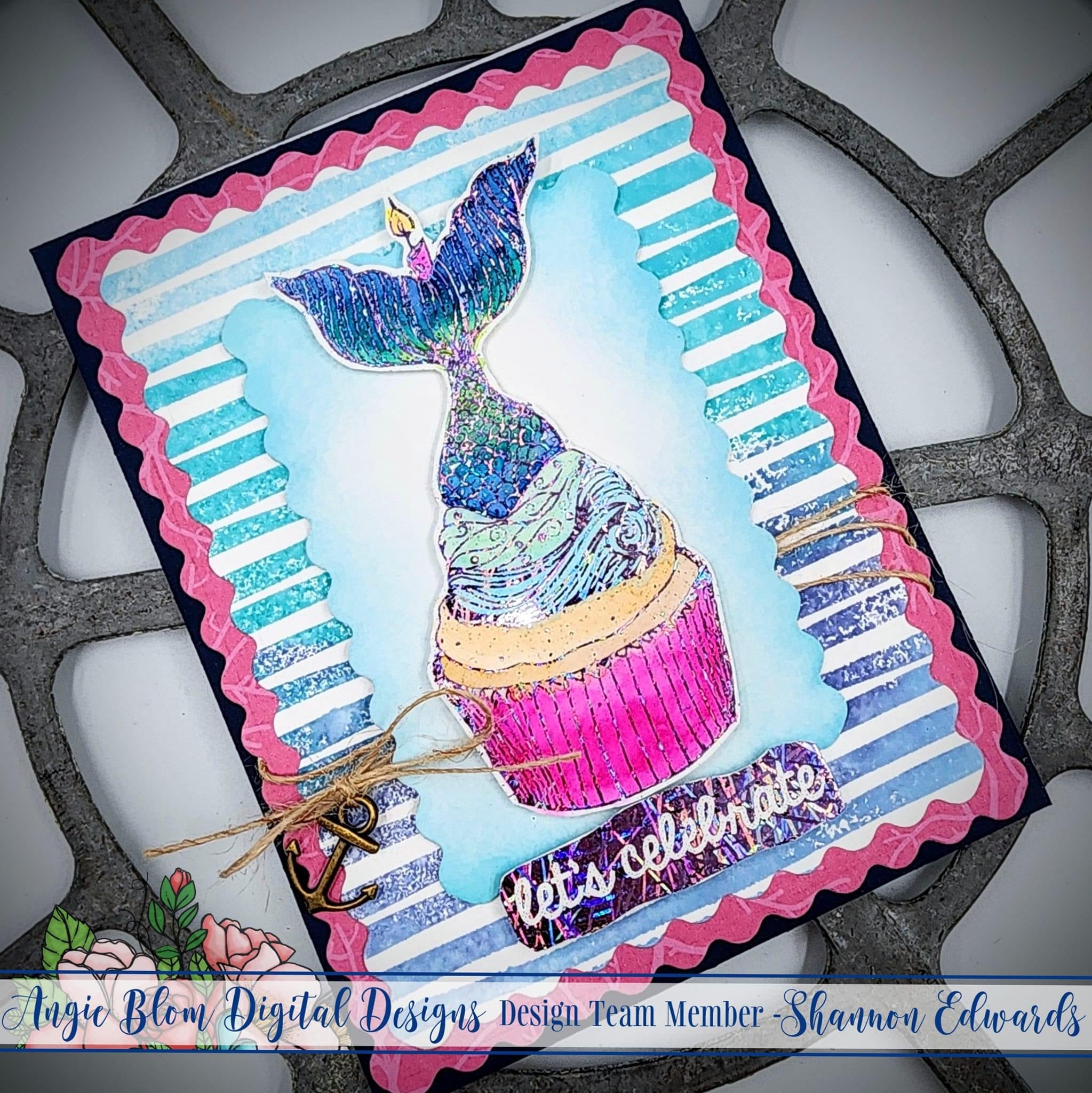 Shell Yeah Birthday Cupcakes