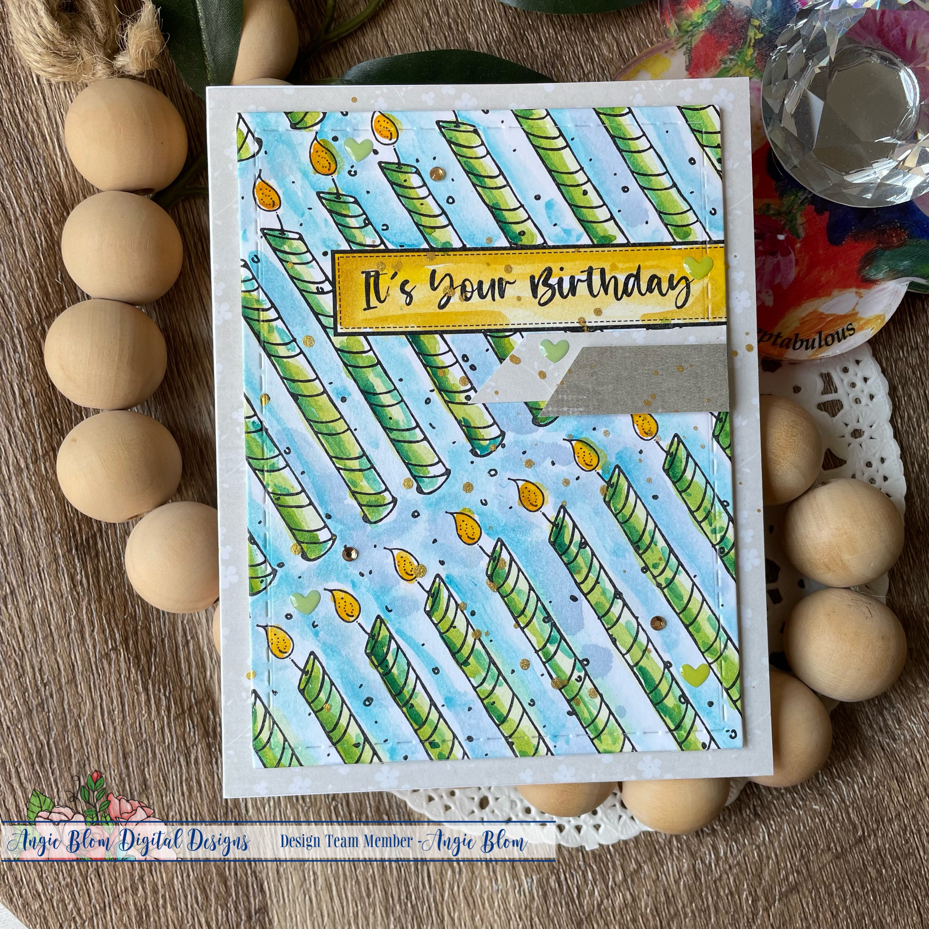 Birthday Candles Background