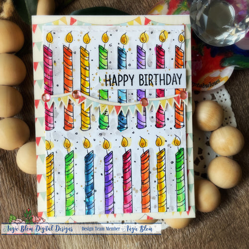 Birthday Candles Background
