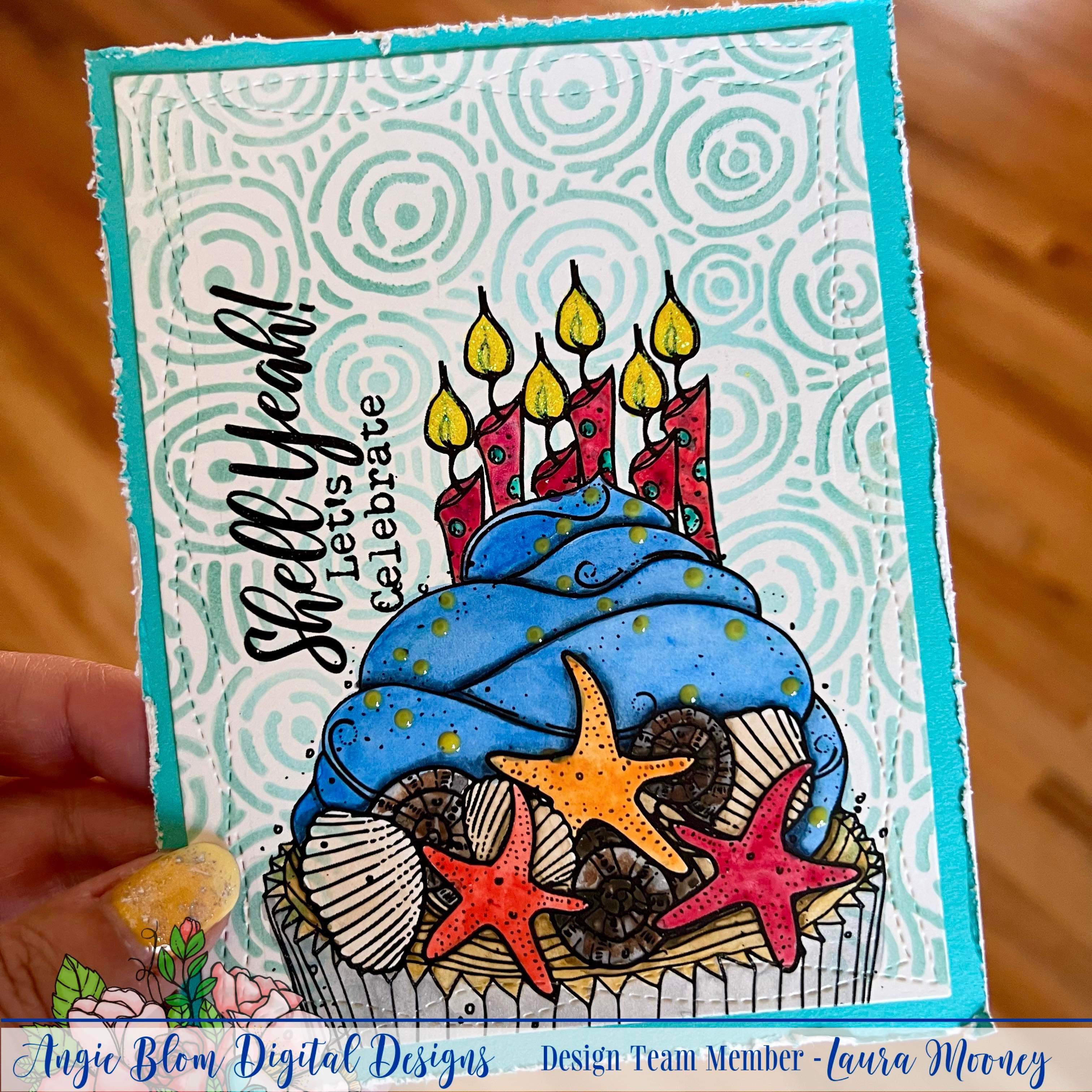 Shell Yeah Birthday Cupcakes