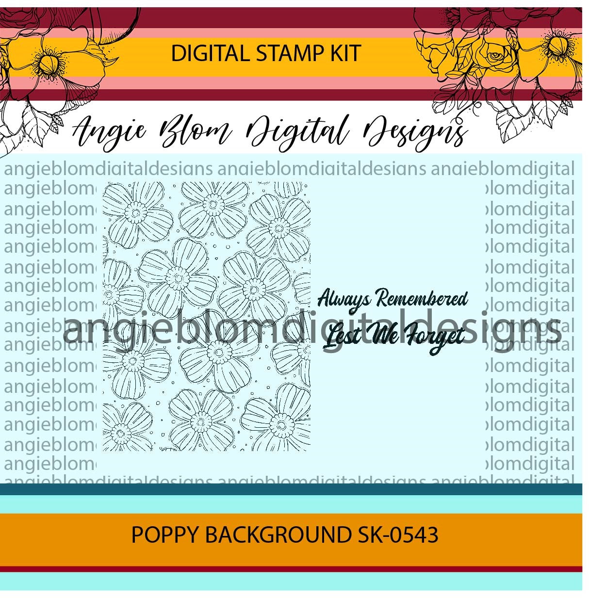 Poppy Background Kit