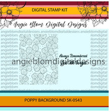 Load image into Gallery viewer, Poppy Background Kit