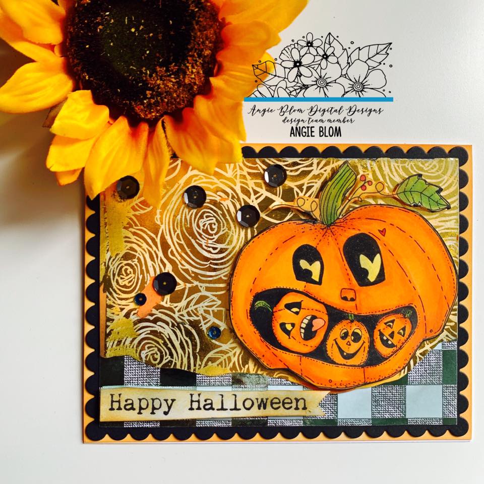 Swirly Floral Background