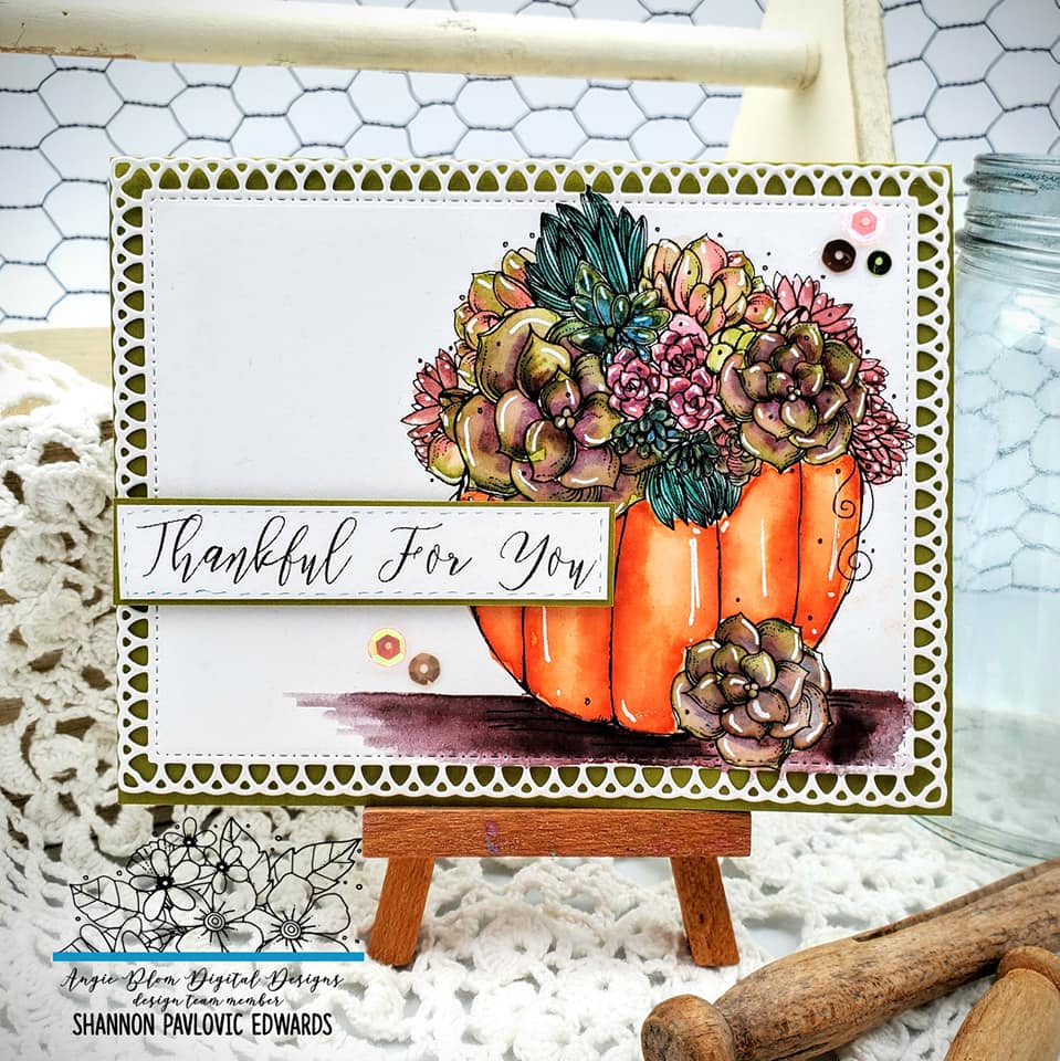 Thankful For You Pumpkin