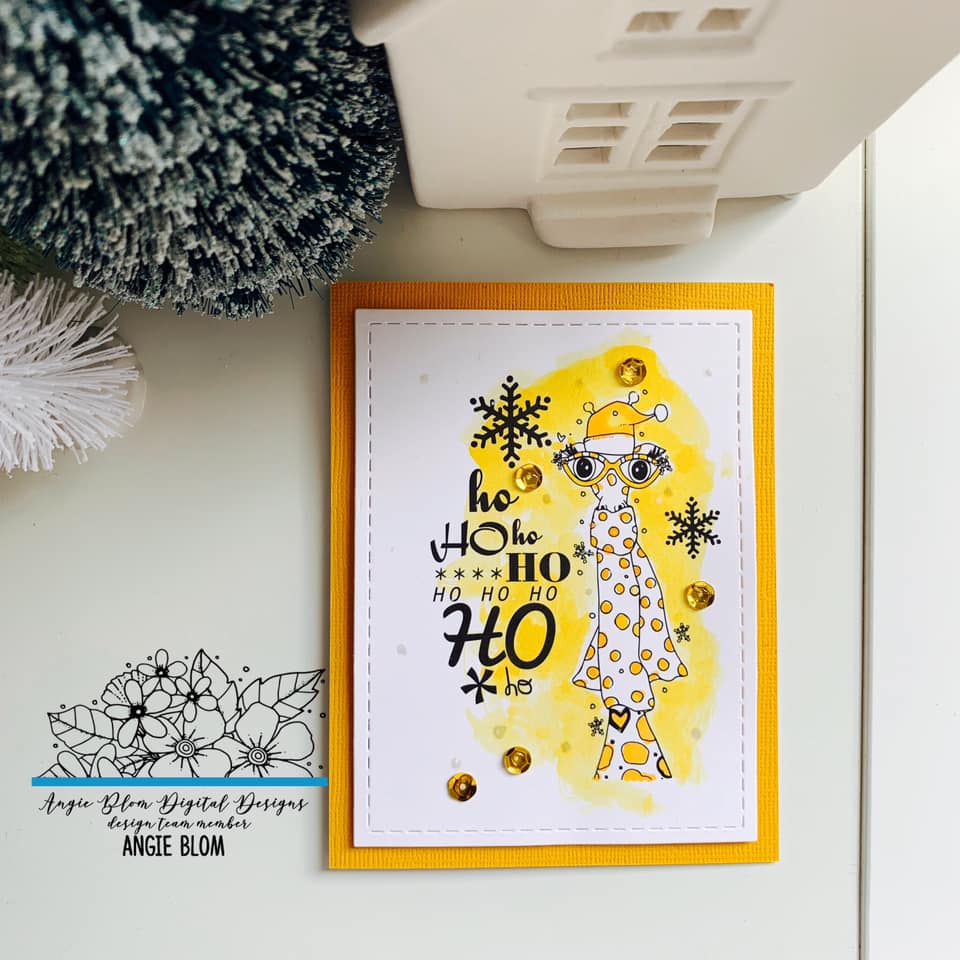 Holiday Giraffe Trio