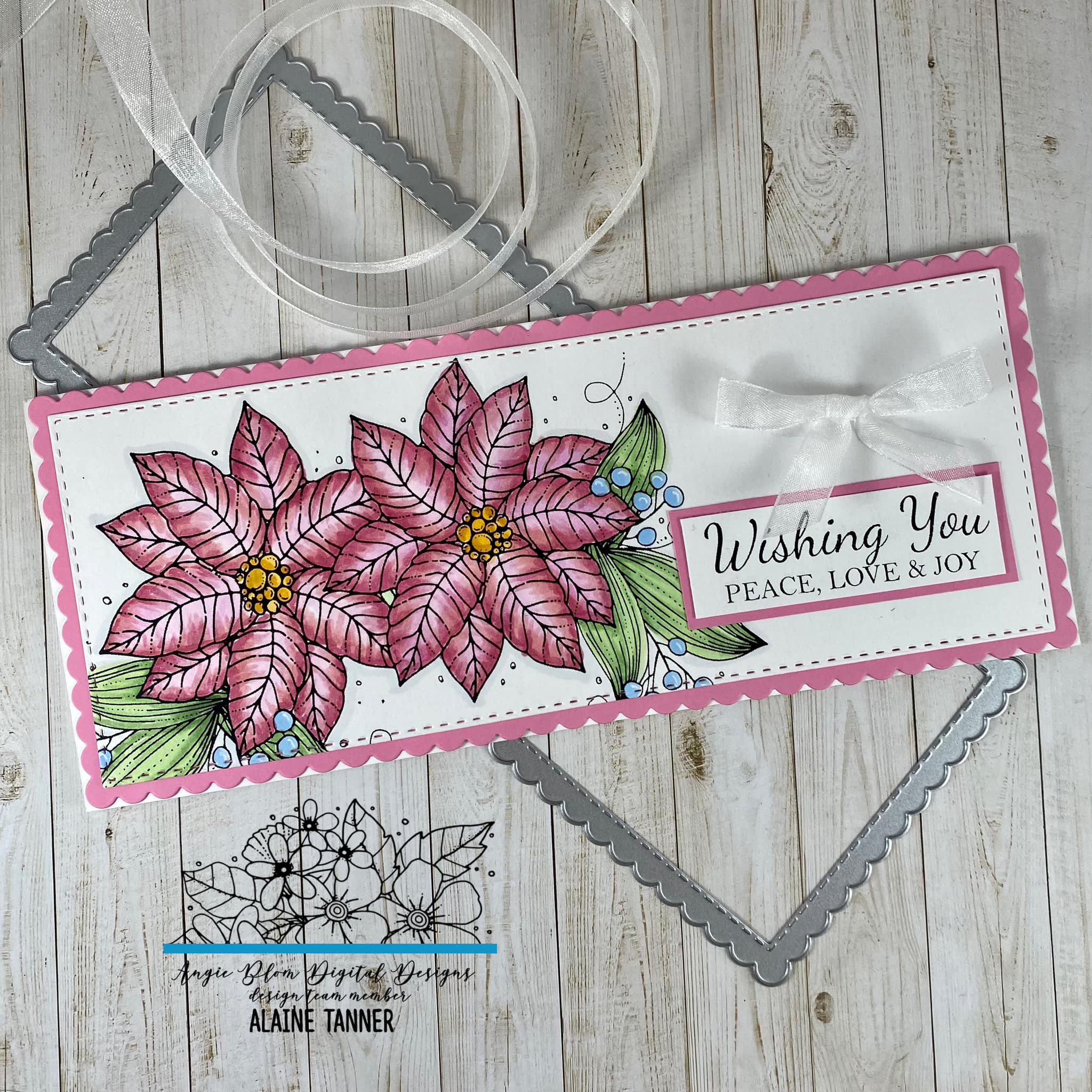 Peace, Love & Joy Poinsettias