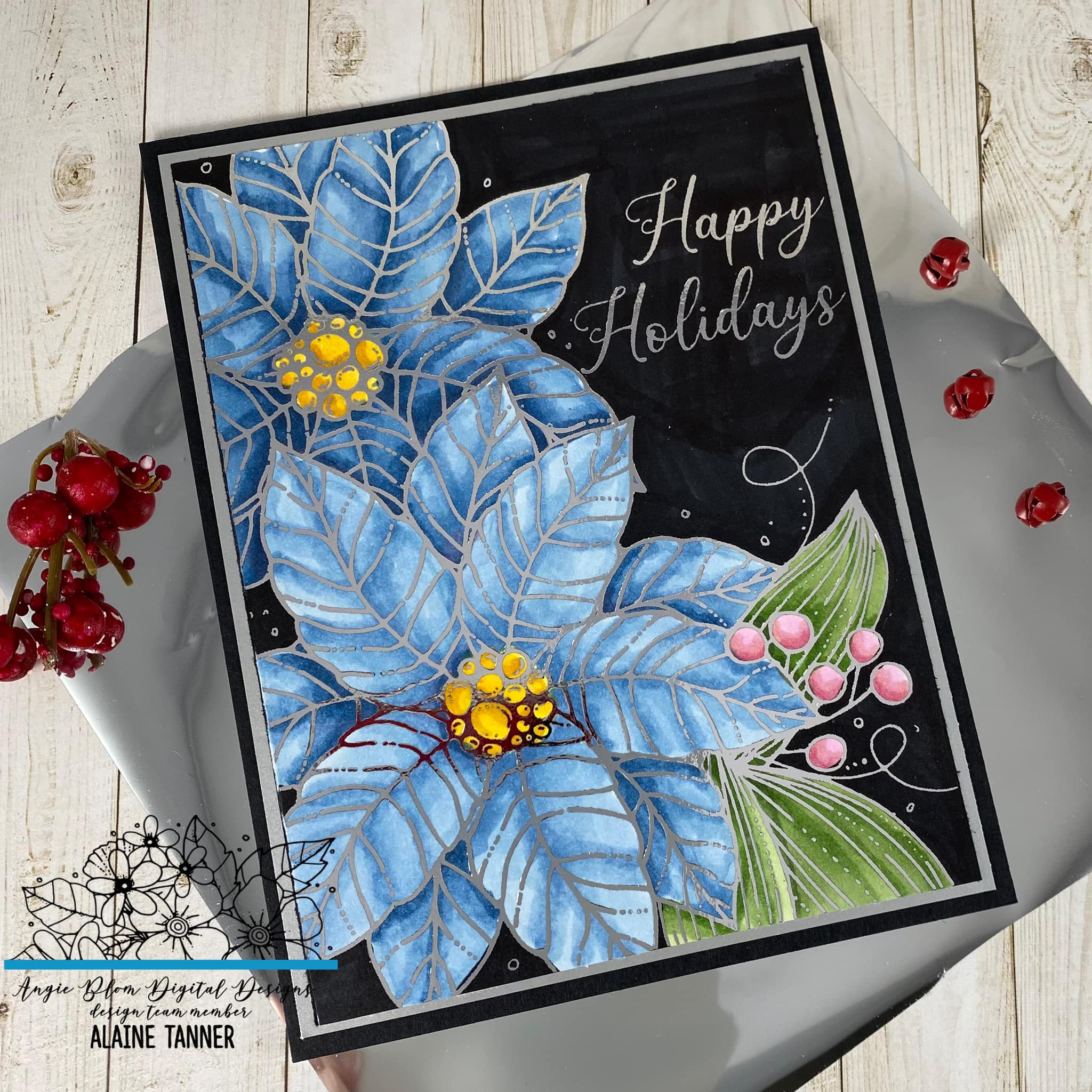 Peace, Love & Joy Poinsettias