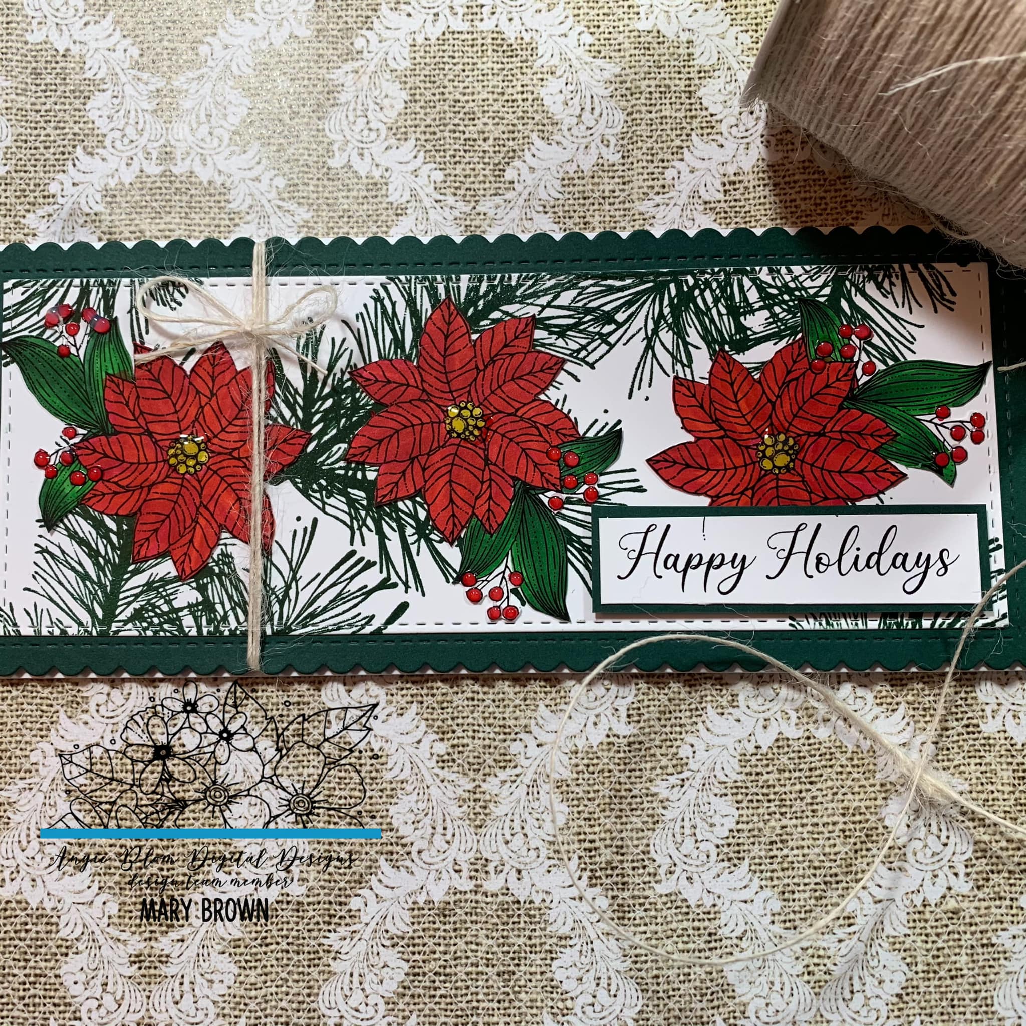 Peace, Love & Joy Poinsettias