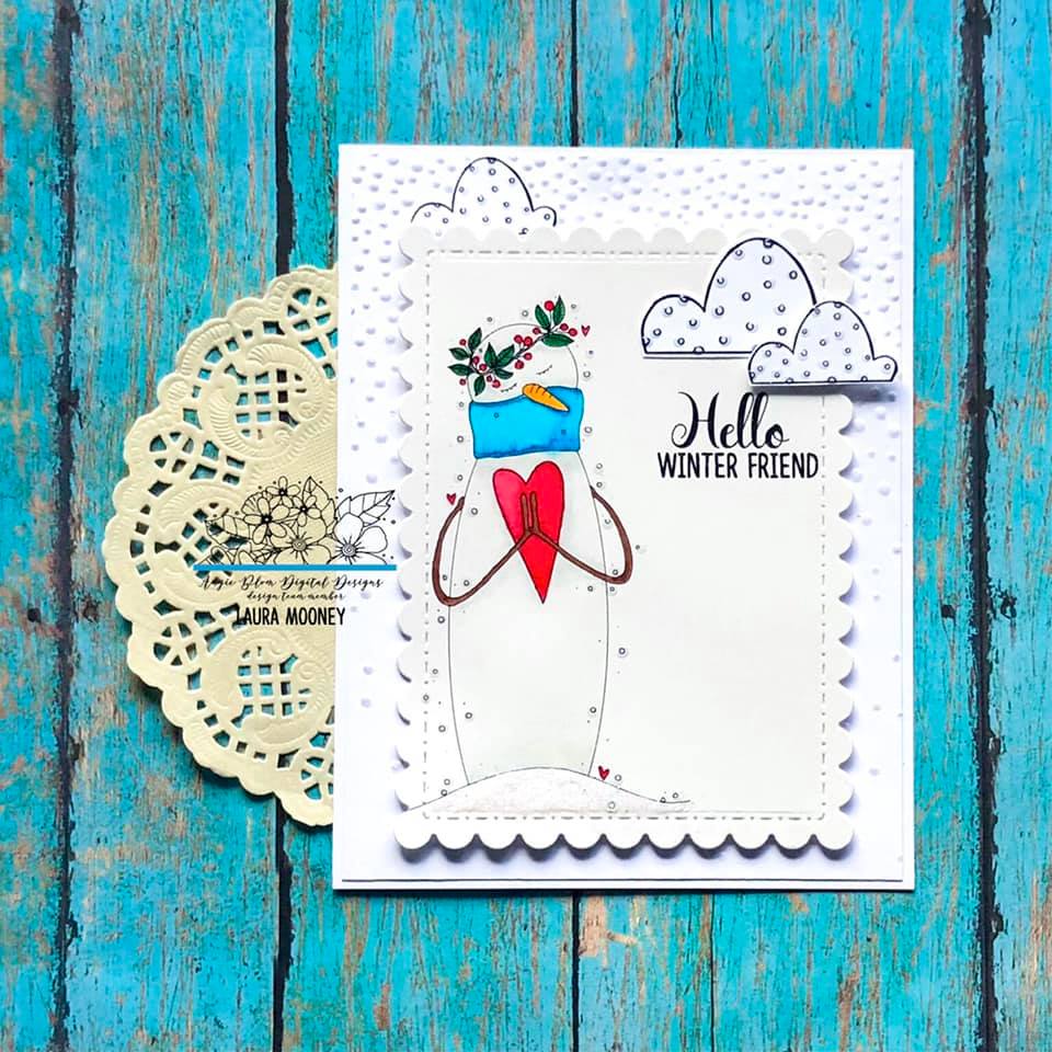 Winter Snow Friendship