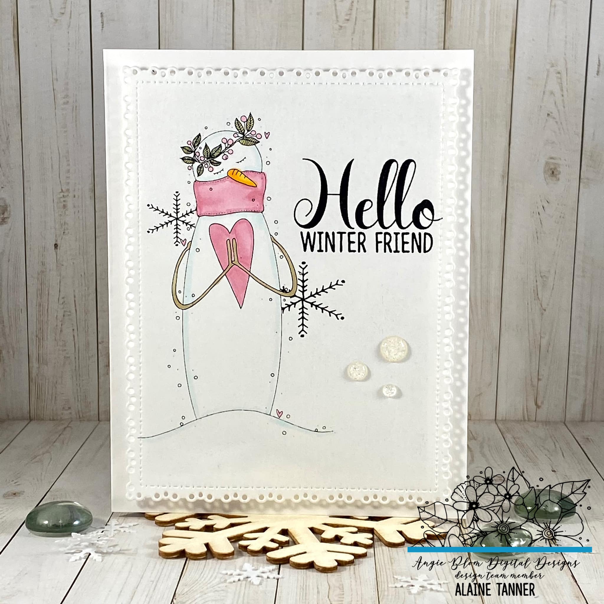 Winter Snow Friendship