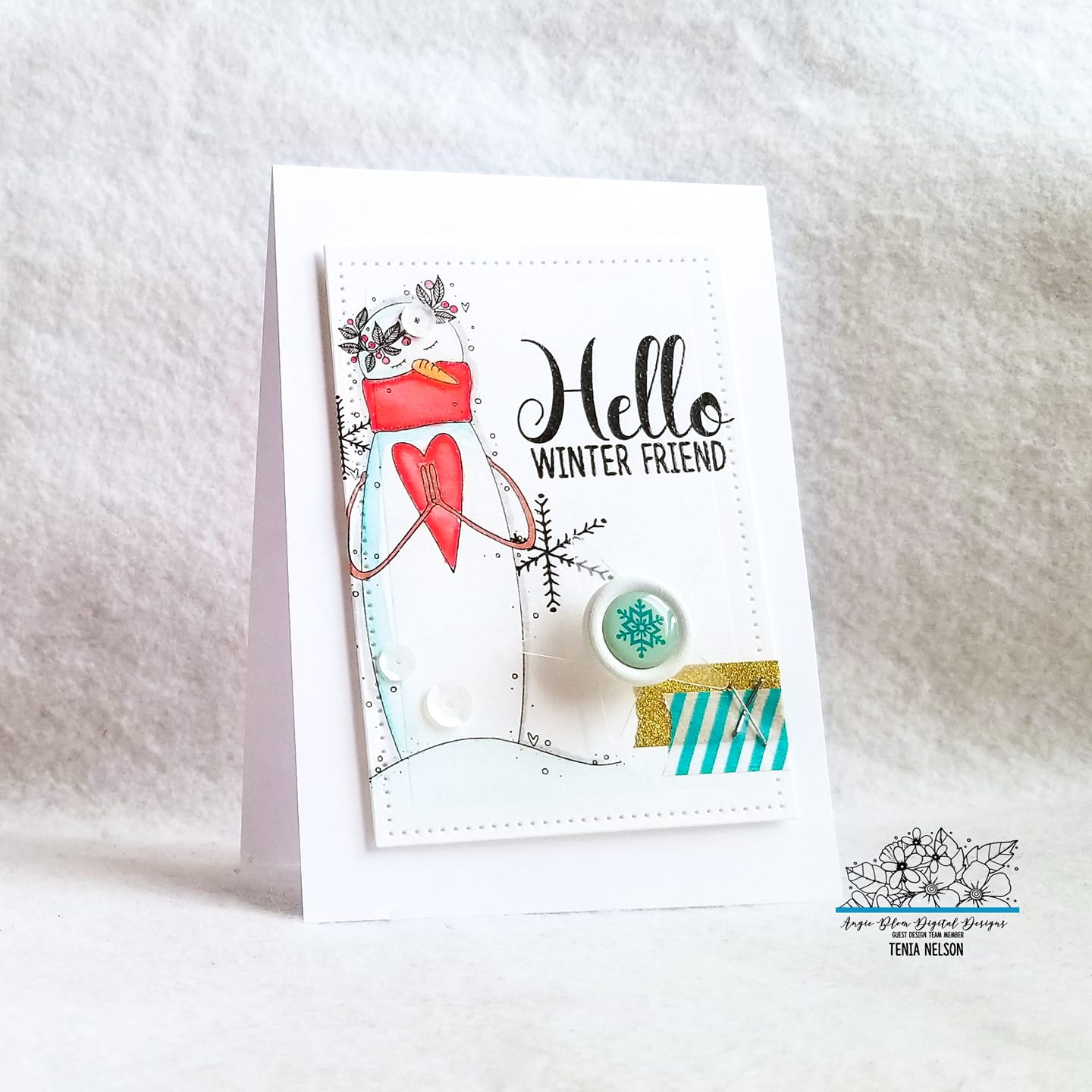 Winter Snow Friendship