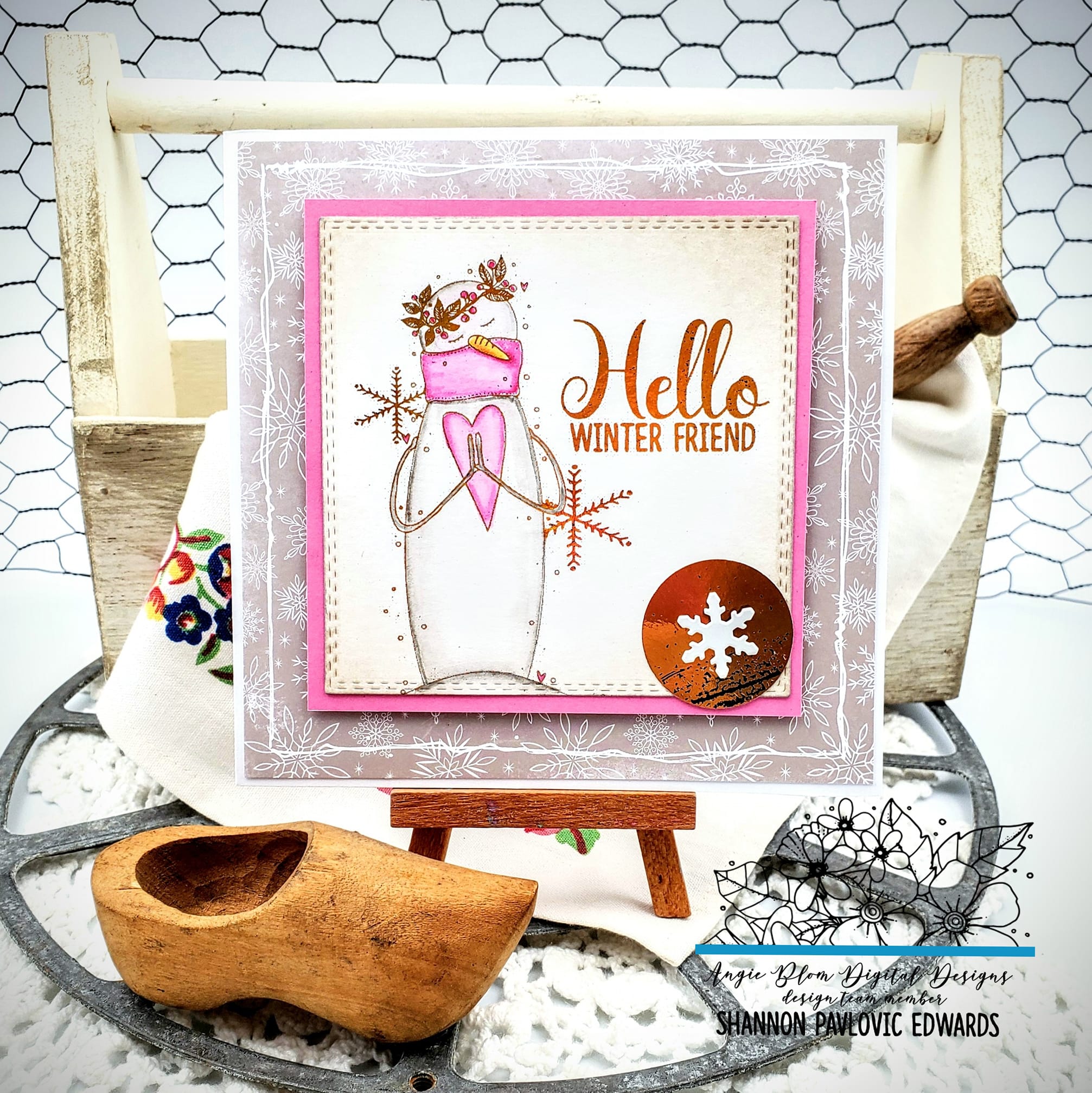 Winter Snow Friendship