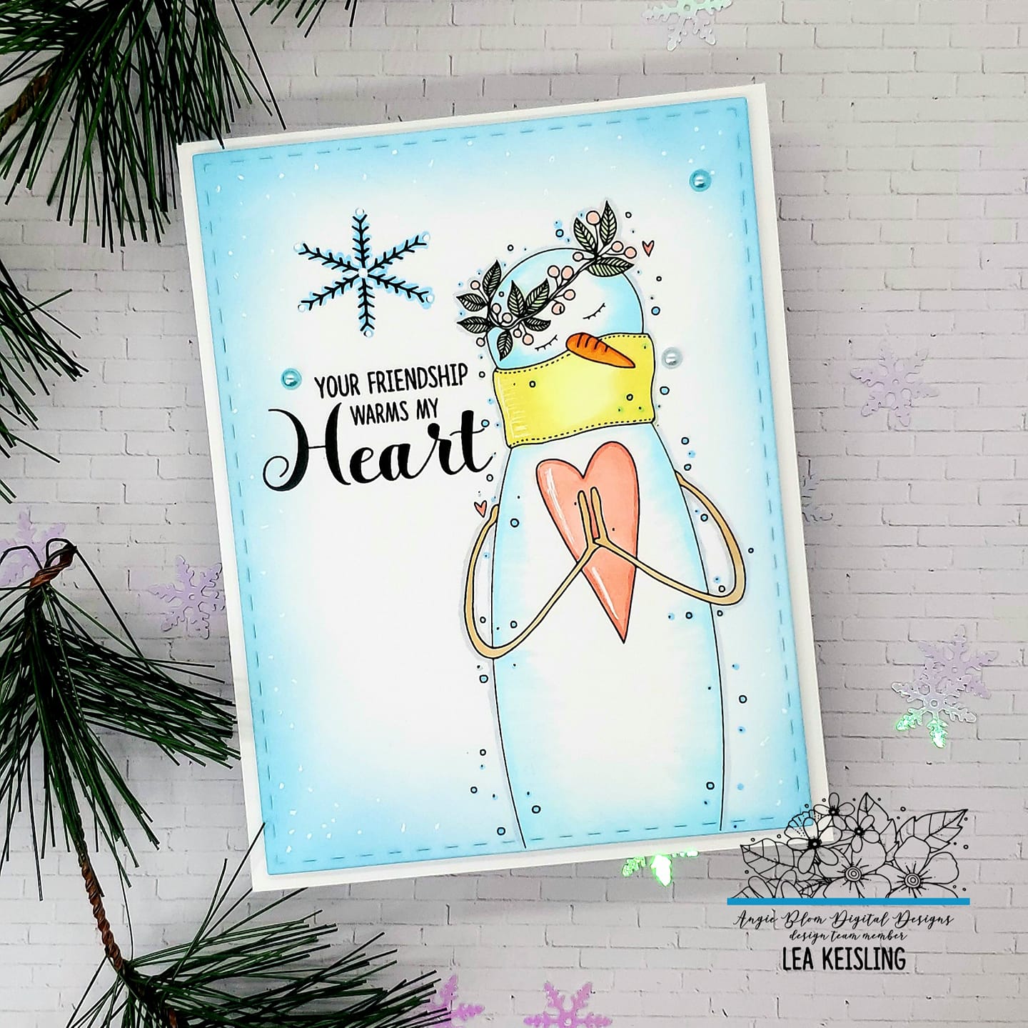 Winter Snow Friendship