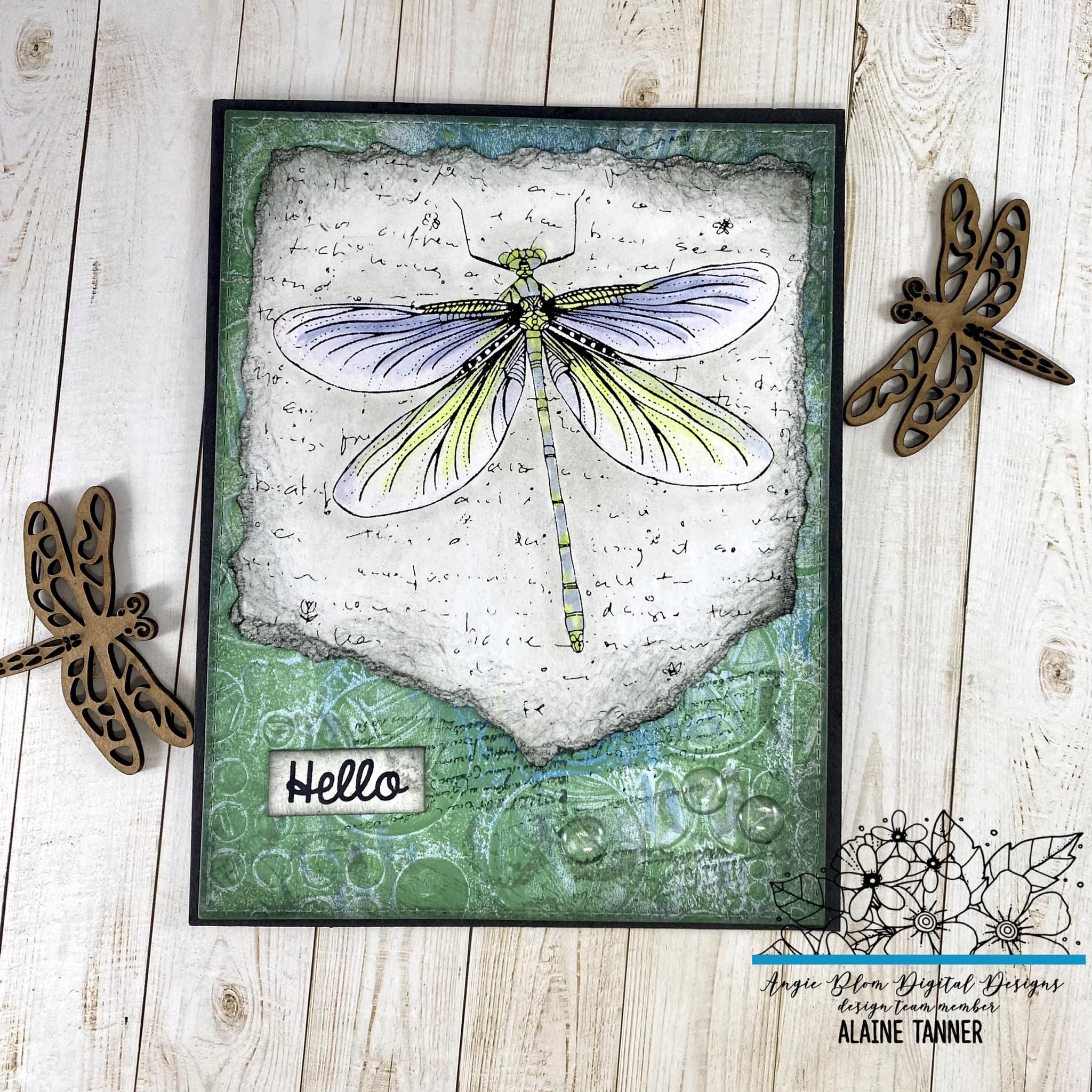 Dragonfly Script background