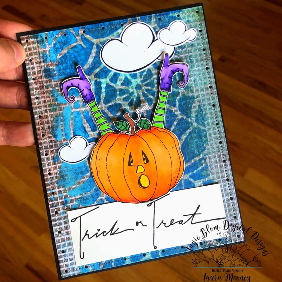 Trick or Treat Pumpkin Witch