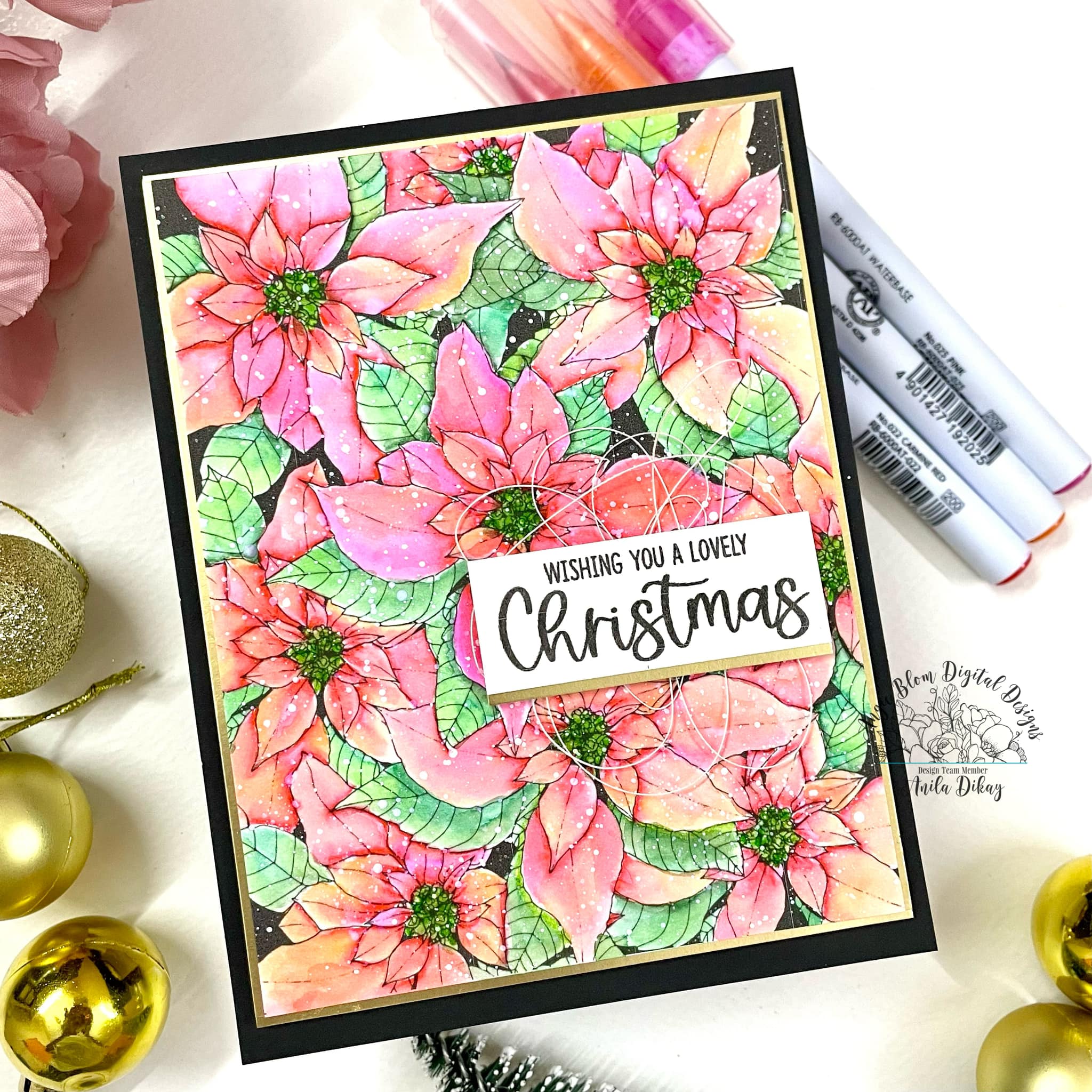 Poinsettia Background