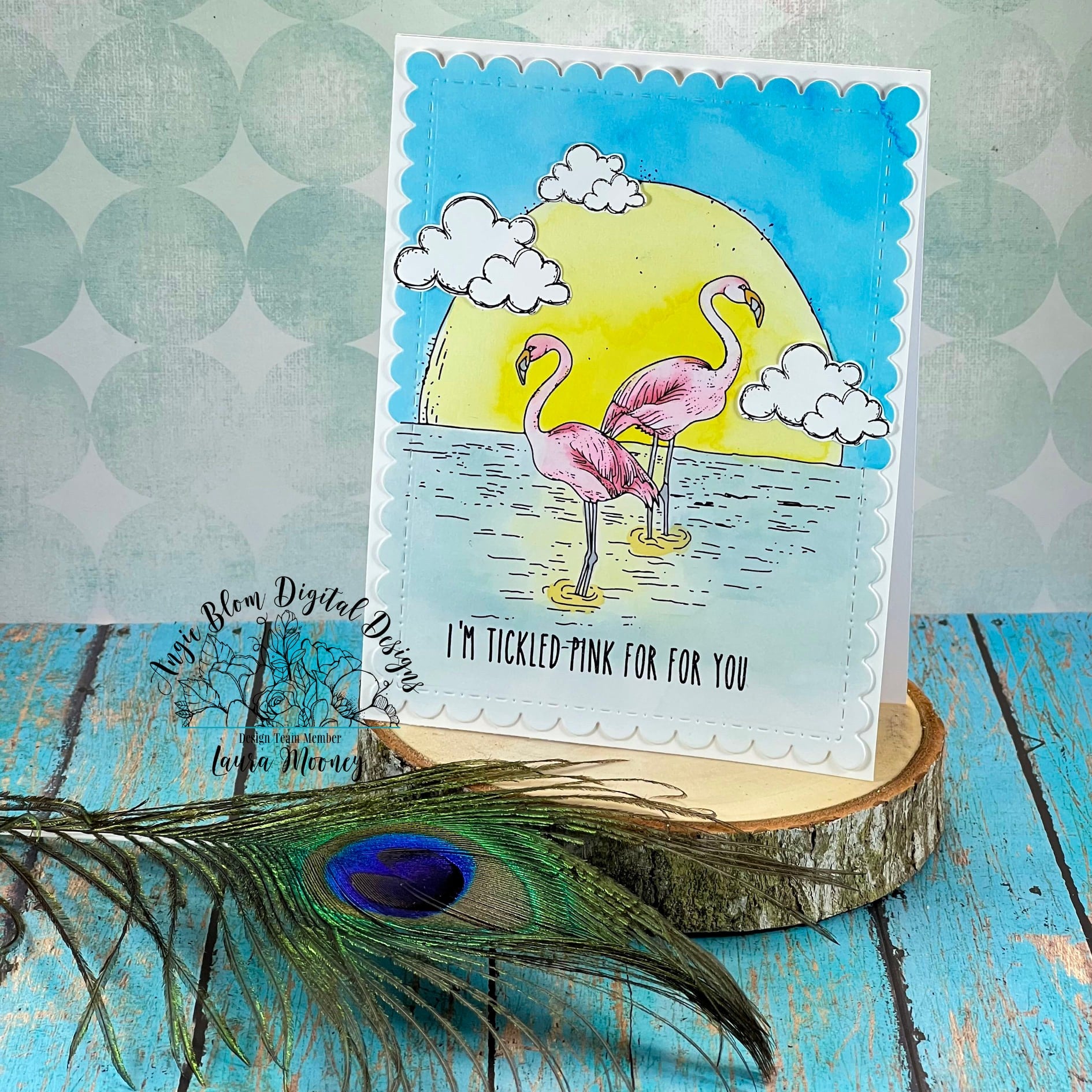 I'm Tickled Pink Flamingos